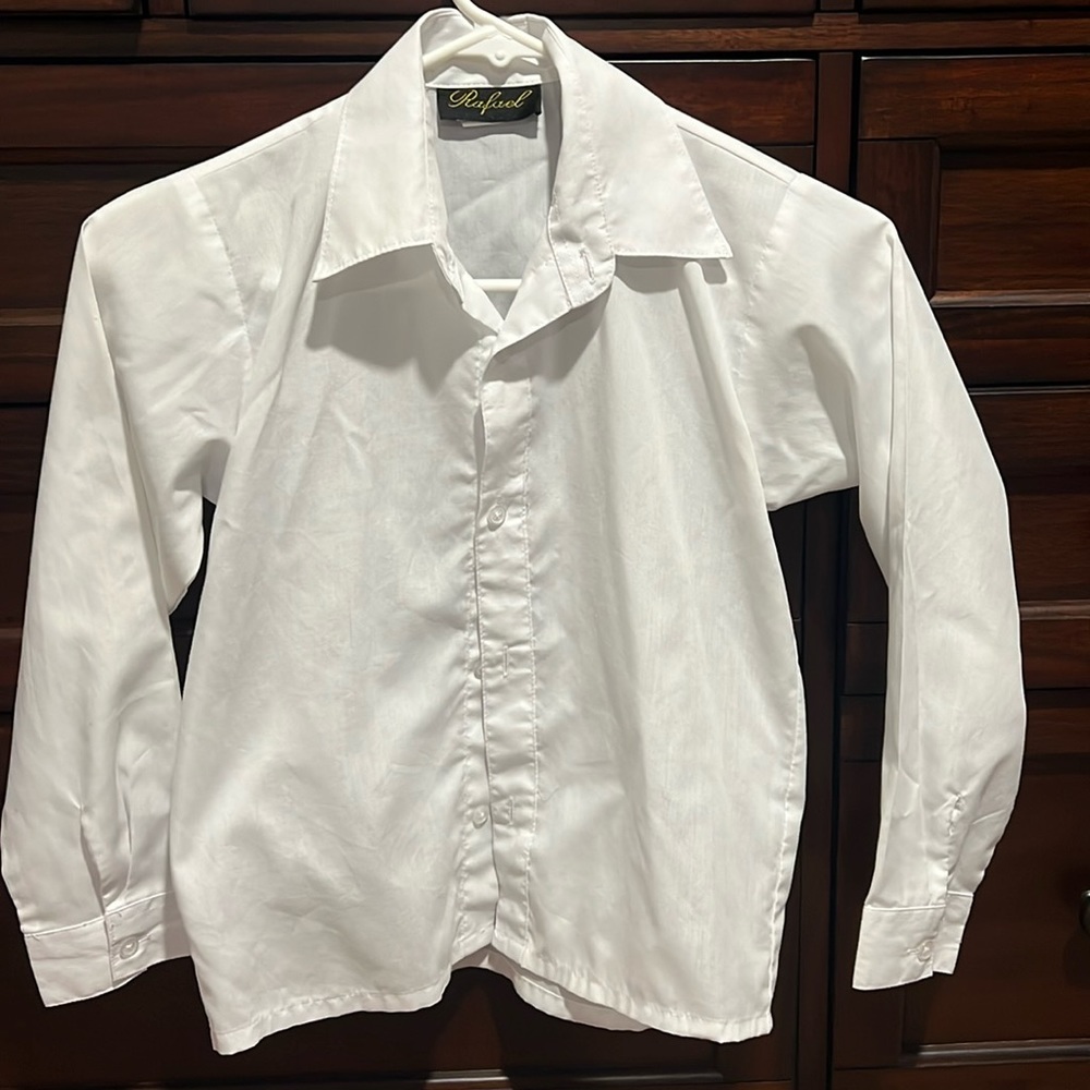 Boy white button down shirt